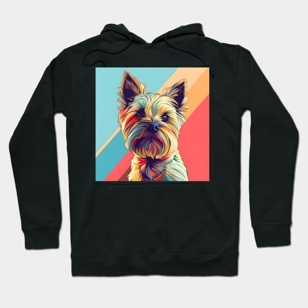 Cairn Terrier in 80's Hoodie by NatashaCuteShop